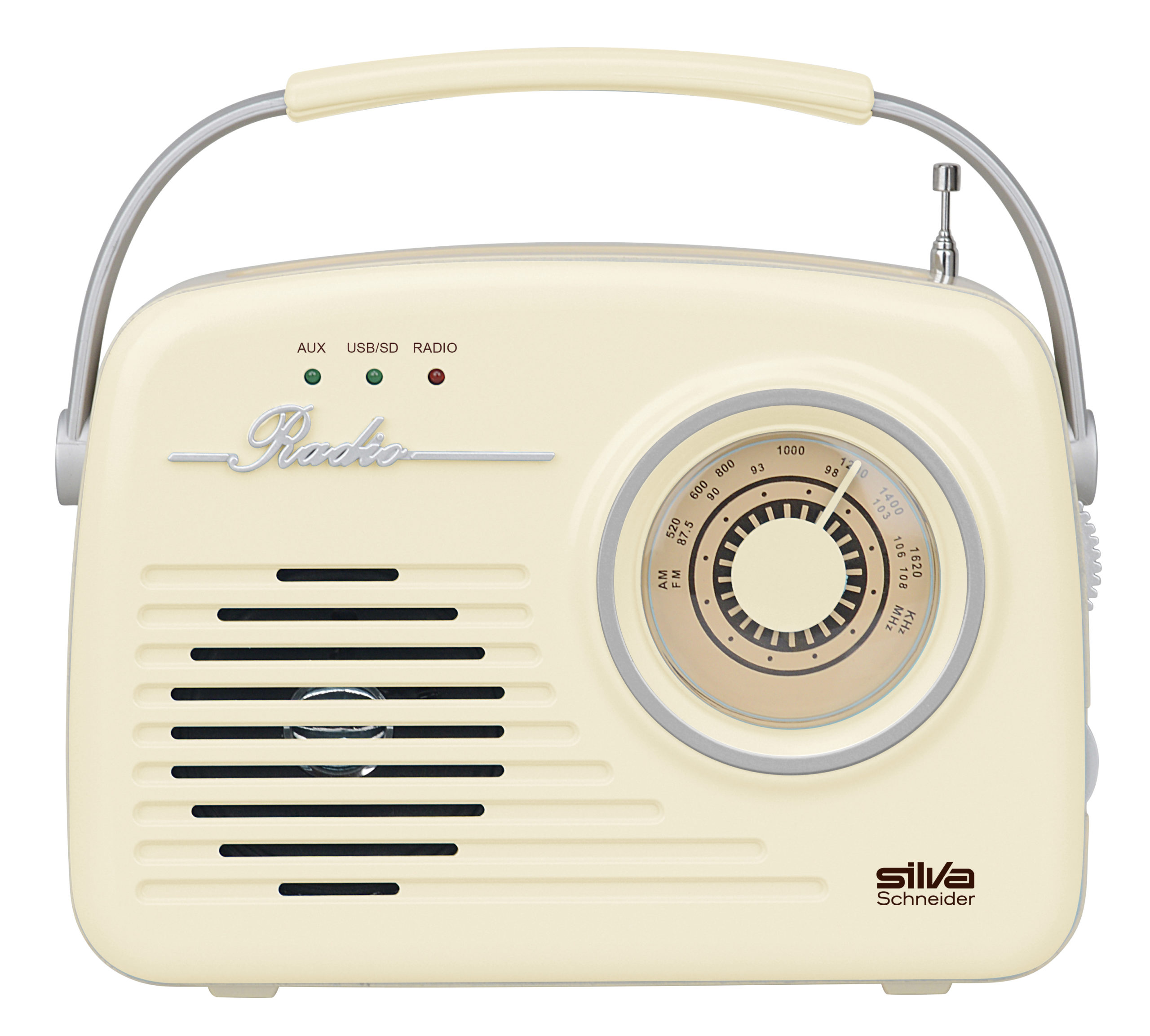 SILVA-SCHNEIDER Mono 1965 Tragbares Radio, beige FM
