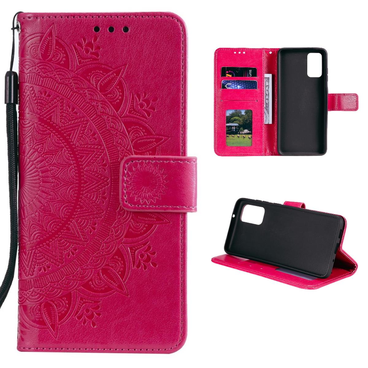 COVERKINGZ Klapphülle mit Mandala Muster, Pink NE 11 / 5G 11 Mi Lite 5G, Bookcover, Lite Xiaomi