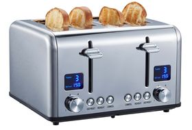 Toaster KRUPS KH6418 Smart\'n Light Toaster Schwarz (850 Watt, Schlitze: 2)  Schwarz | MediaMarkt