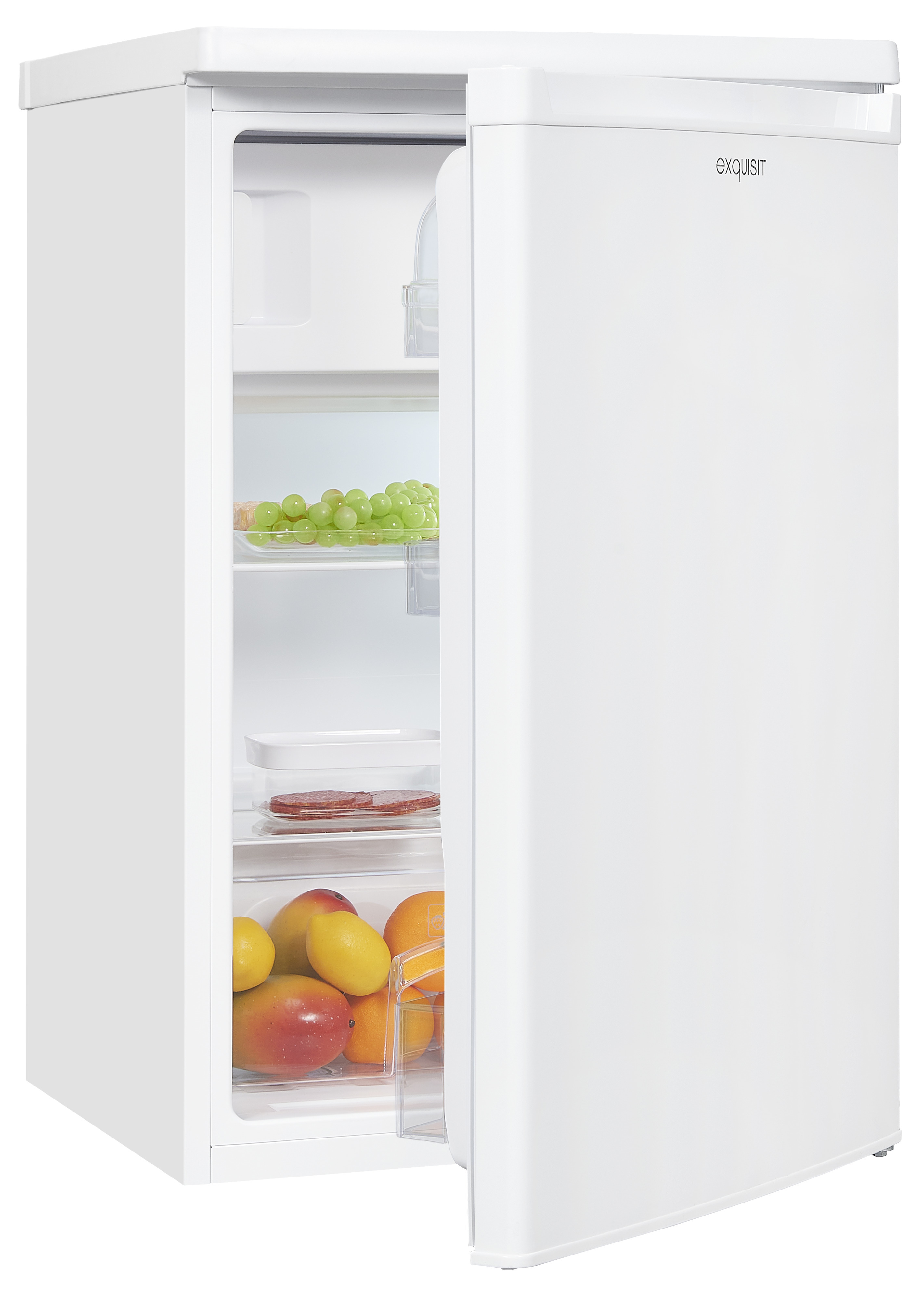 Kühlschrank EXQUISIT mm kWh/Jahr, hoch, KS16-4-E-040E weiss (139,00 Weiß) E, 855