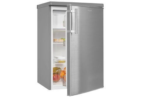 EXQUISIT KS16-4-HE-040D inoxlook Kühlschrank (D, 855 mm hoch,  Edelstahloptik) | MediaMarkt | Kühlschränke