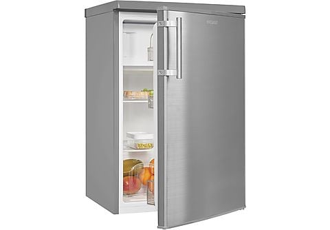 EXQUISIT KS16-4-HE-040D inoxlook Kühlschrank (D, 855 mm hoch,  Edelstahloptik) | MediaMarkt