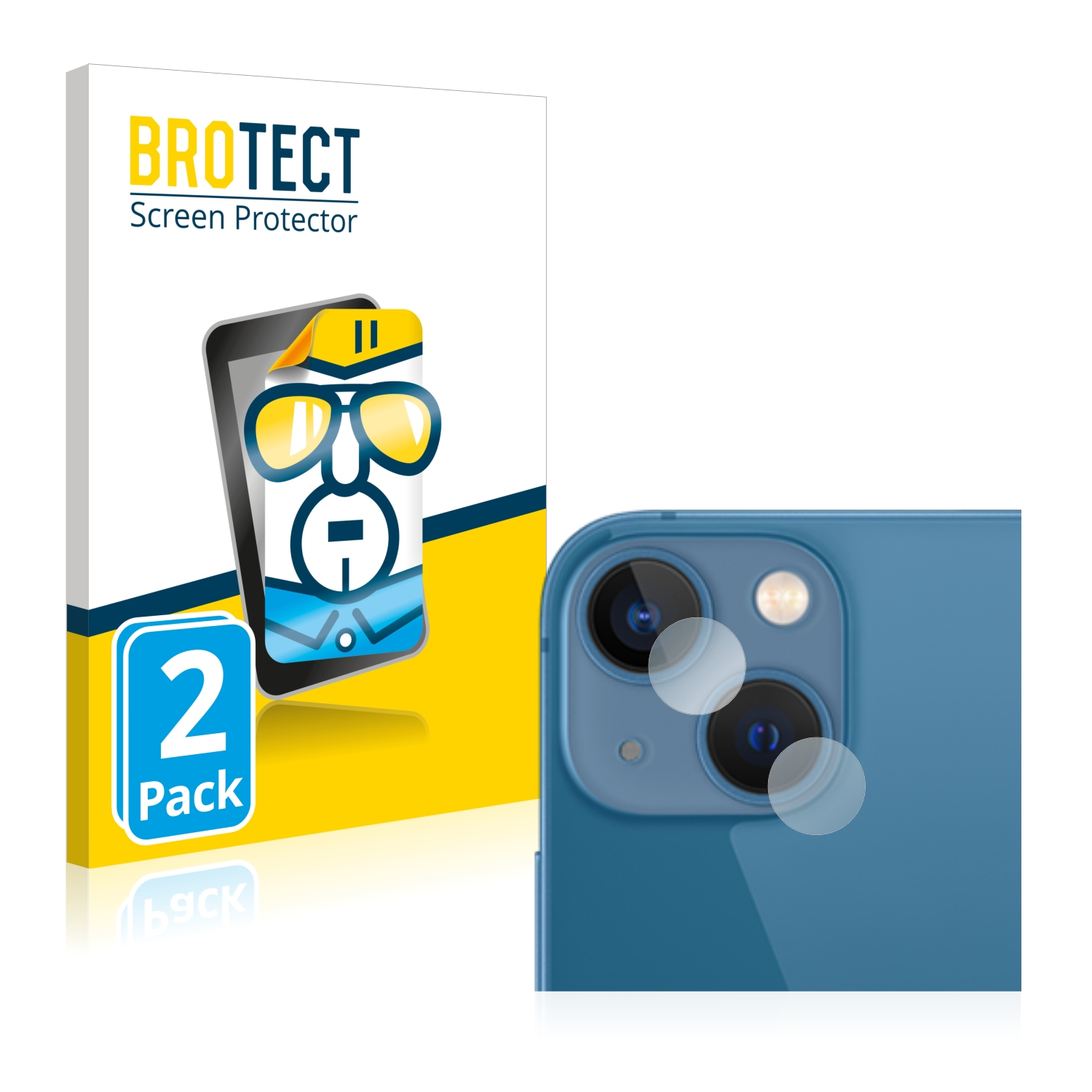 BROTECT 2x klare Schutzfolie(für iPhone 13 Apple mini)