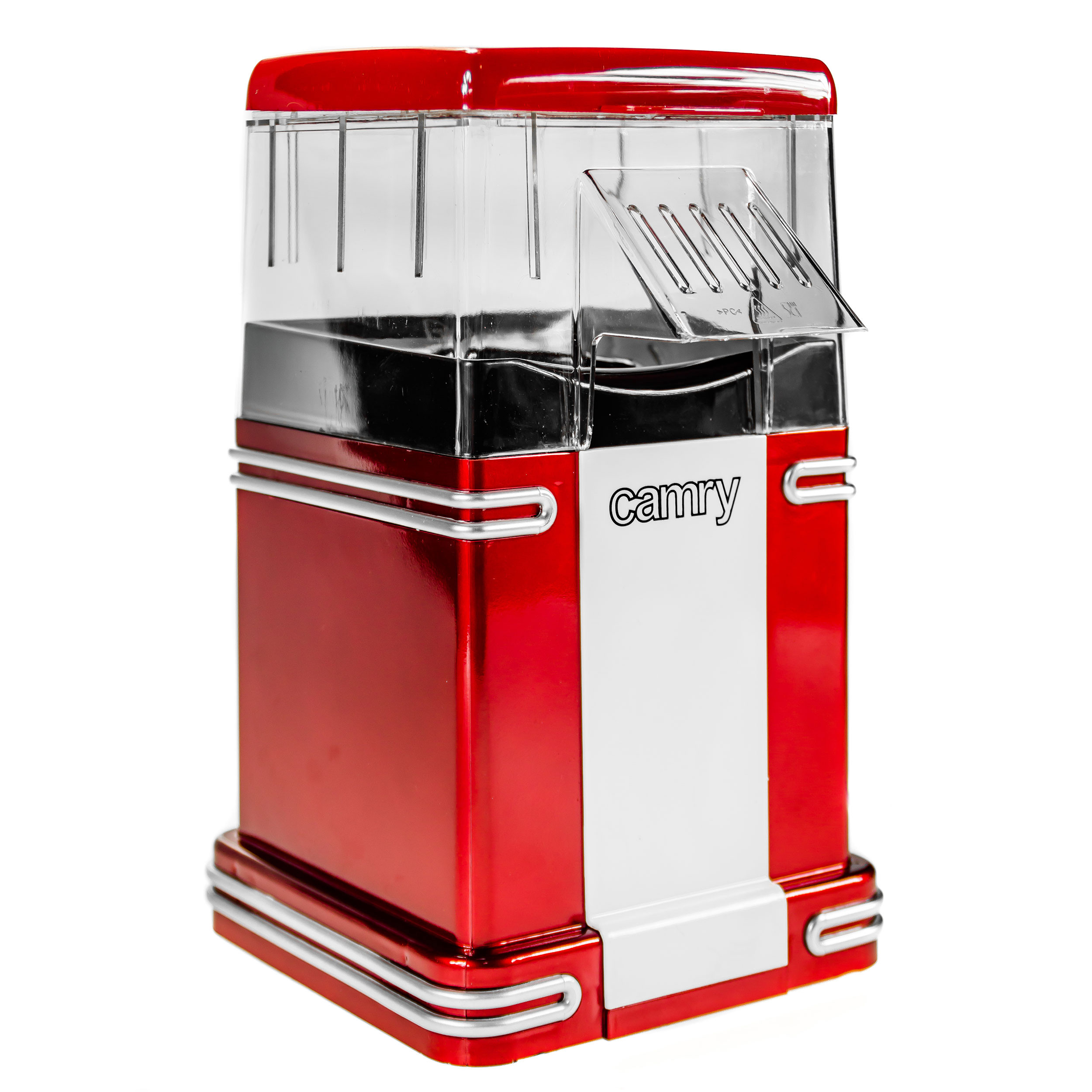 Camry Cr4480 Maquina para hacer 4480 palomitero maiz popcorn diseño retro estilo vintage color rojo aire caliente 1200w