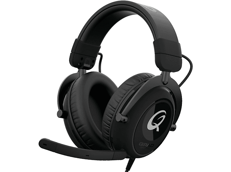 Auriculares - QPAD Qpad QH700 Premium Stereo Negro/ Auriculares Multiplataforma/Estéreo/RGB