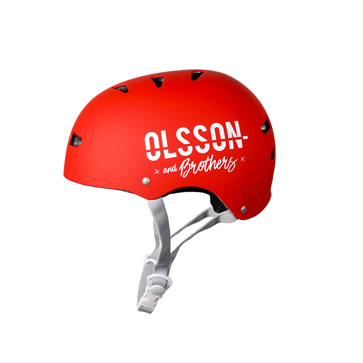 Casco - Casco Rojo OLSSON, Rojo