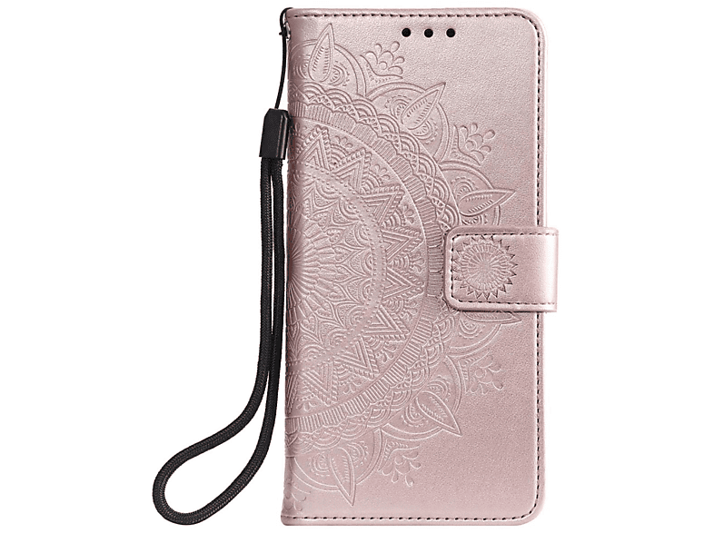 COVERKINGZ Klapphülle mit Roségold Redmi M3 Xiaomi, Mandala 10 Note Bookcover, 5G/Poco Muster, Pro