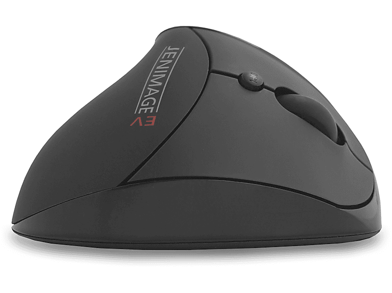 JENIMAGE JI-CW-01 Rechtshänder Wireless Kabellos Maus, Rechts ergonomische schwarz