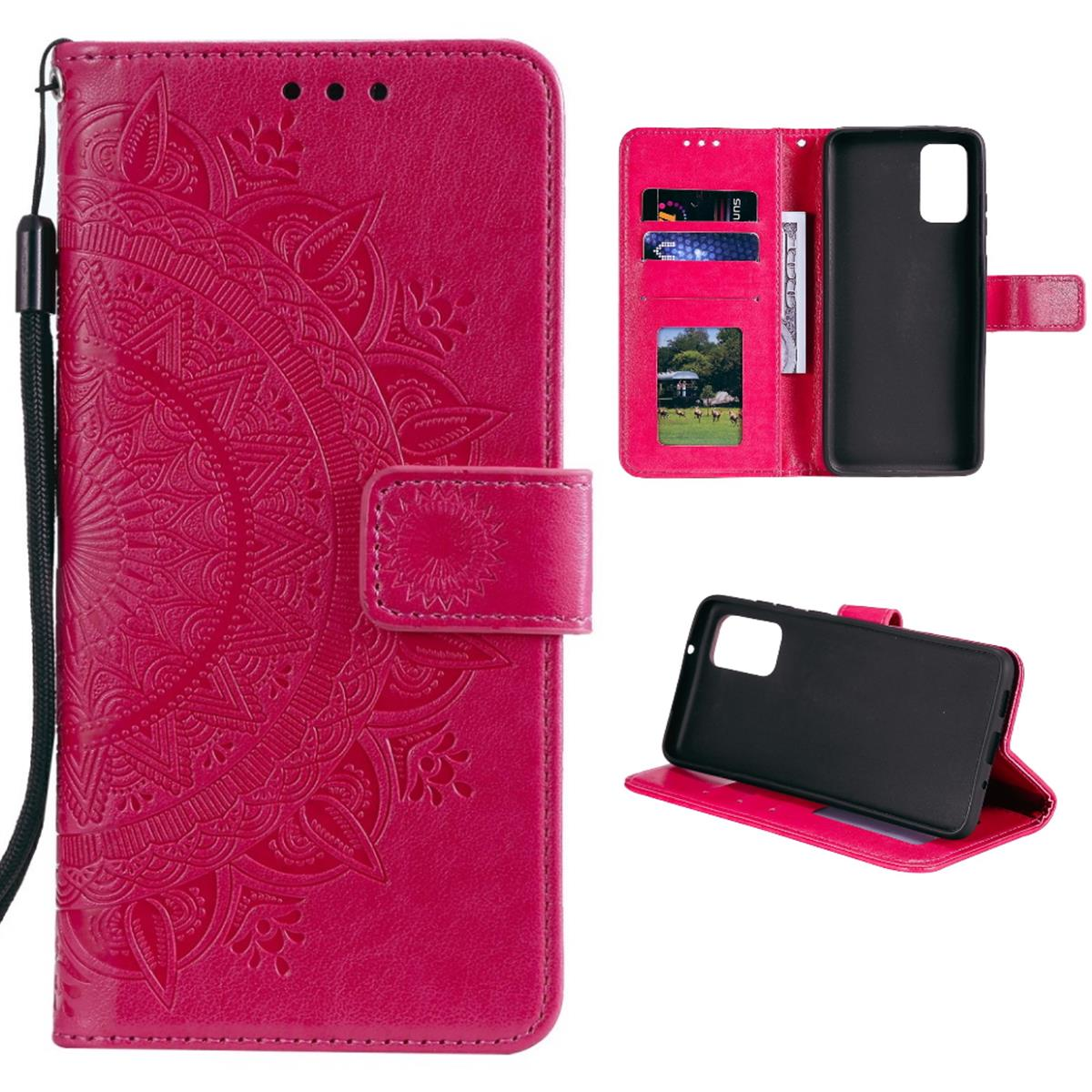 Pink 10 Mandala Bookcover, Muster, Redmi Note Pro, M3 COVERKINGZ Xiaomi, mit 5G/Poco Klapphülle