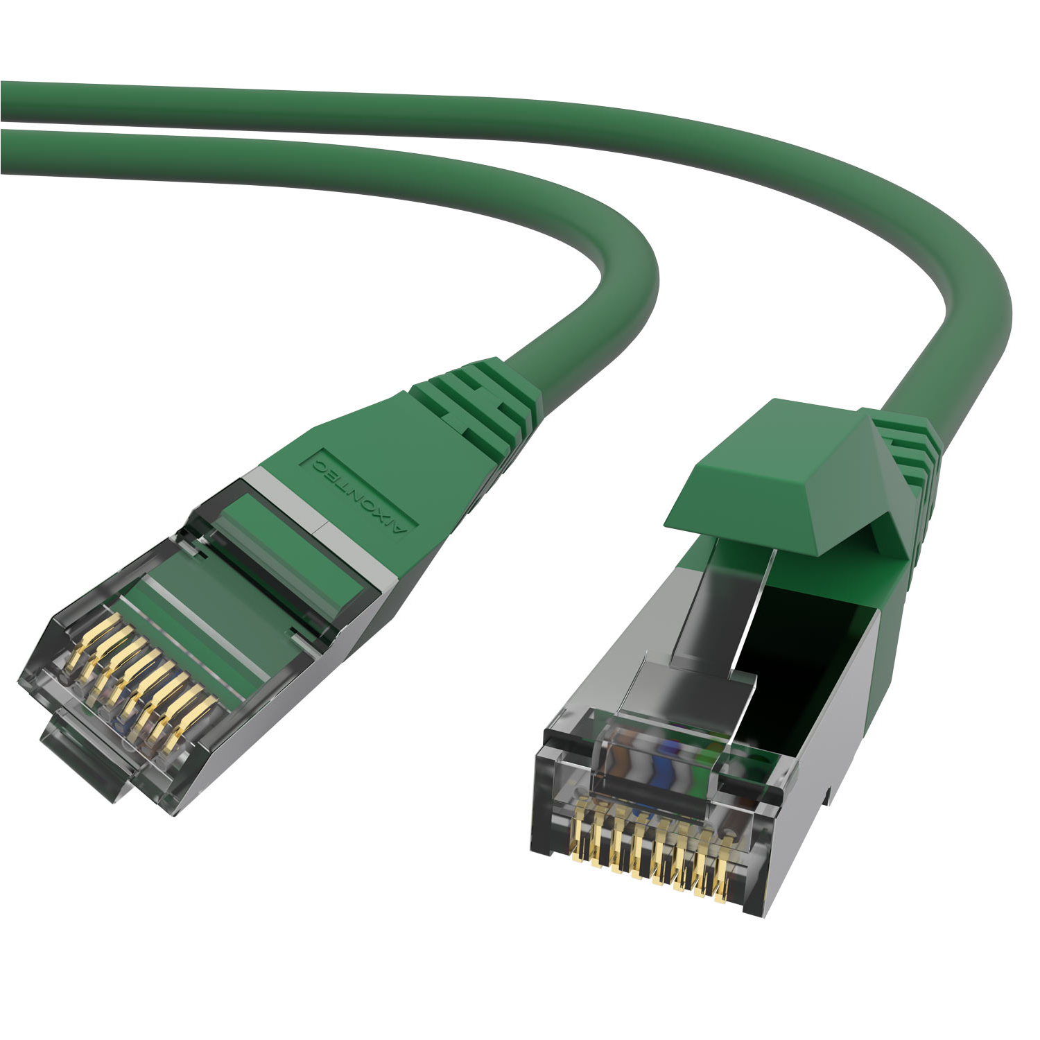 Ethernetkabel Cat.6 Patchkabel Netzwerkkabel, 0,5m 0,5 Lankabel 2x m 10 Gigabit, RJ45 AIXONTEC