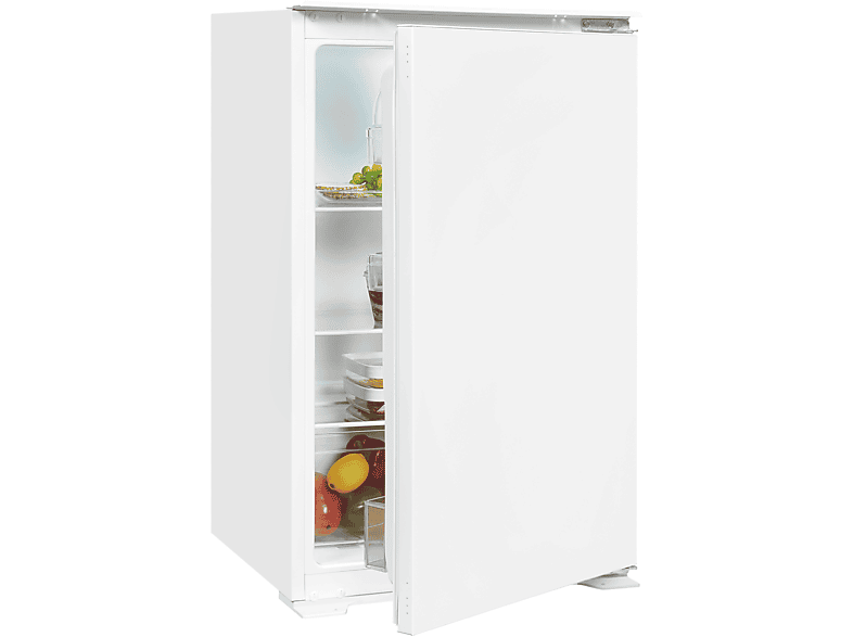 EXQUISIT EKS131-V-040E Einbaukühlschrank (E, 880 mm hoch, Weiß)