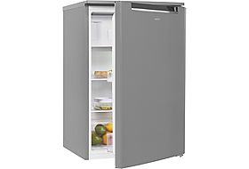 EXQUISIT KS16-4-HE-040E inoxlook Kühlschrank (139,00 kWh/Jahr, E, 855 mm  hoch, Edelstahloptik) | SATURN