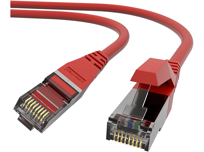 AIXONTEC 2x 1,5m Cat.6 RJ45 Lankabel Ethernetkabel Patchkabel 10 Gigabit, Netzwerkkabel, 1,5 m