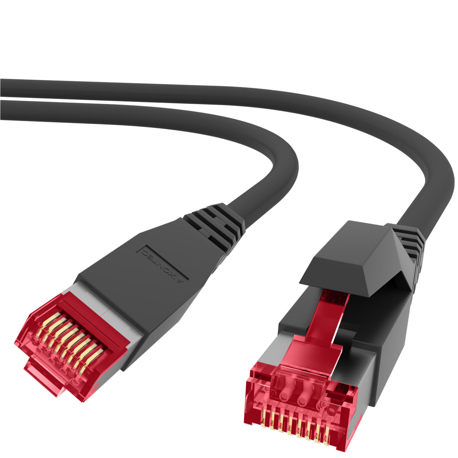 AIXONTEC Ethernetkabel 10 Netzwerkkabel, RJ45 Patchkabel Cat.6 0,5m m Lankabel 0,5 Gigabit,