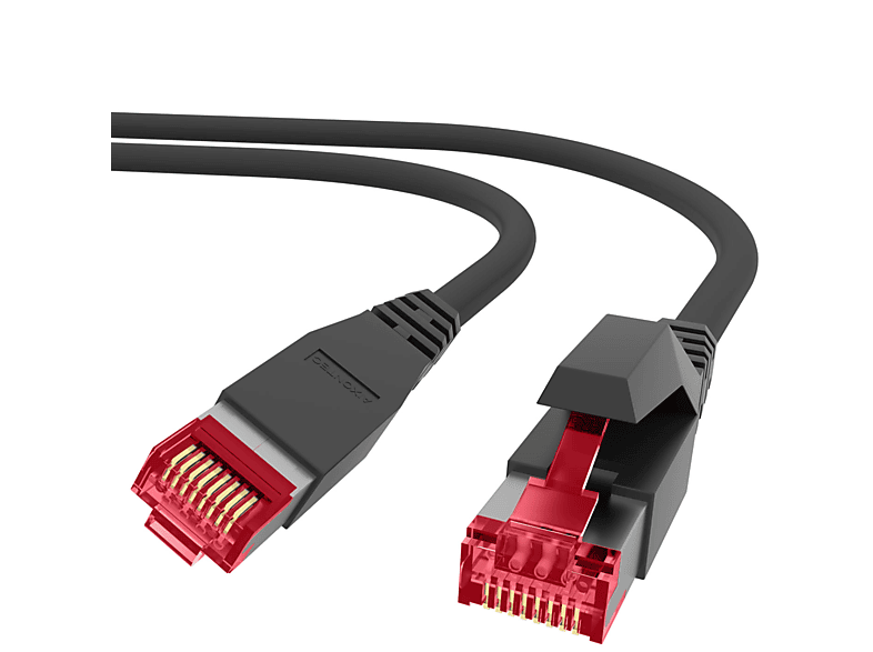 AIXONTEC 9,0m Cat.6 10 Ethernetkabel 9,0 Gigabit, m RJ45 Patchkabel Netzwerkkabel, Lankabel