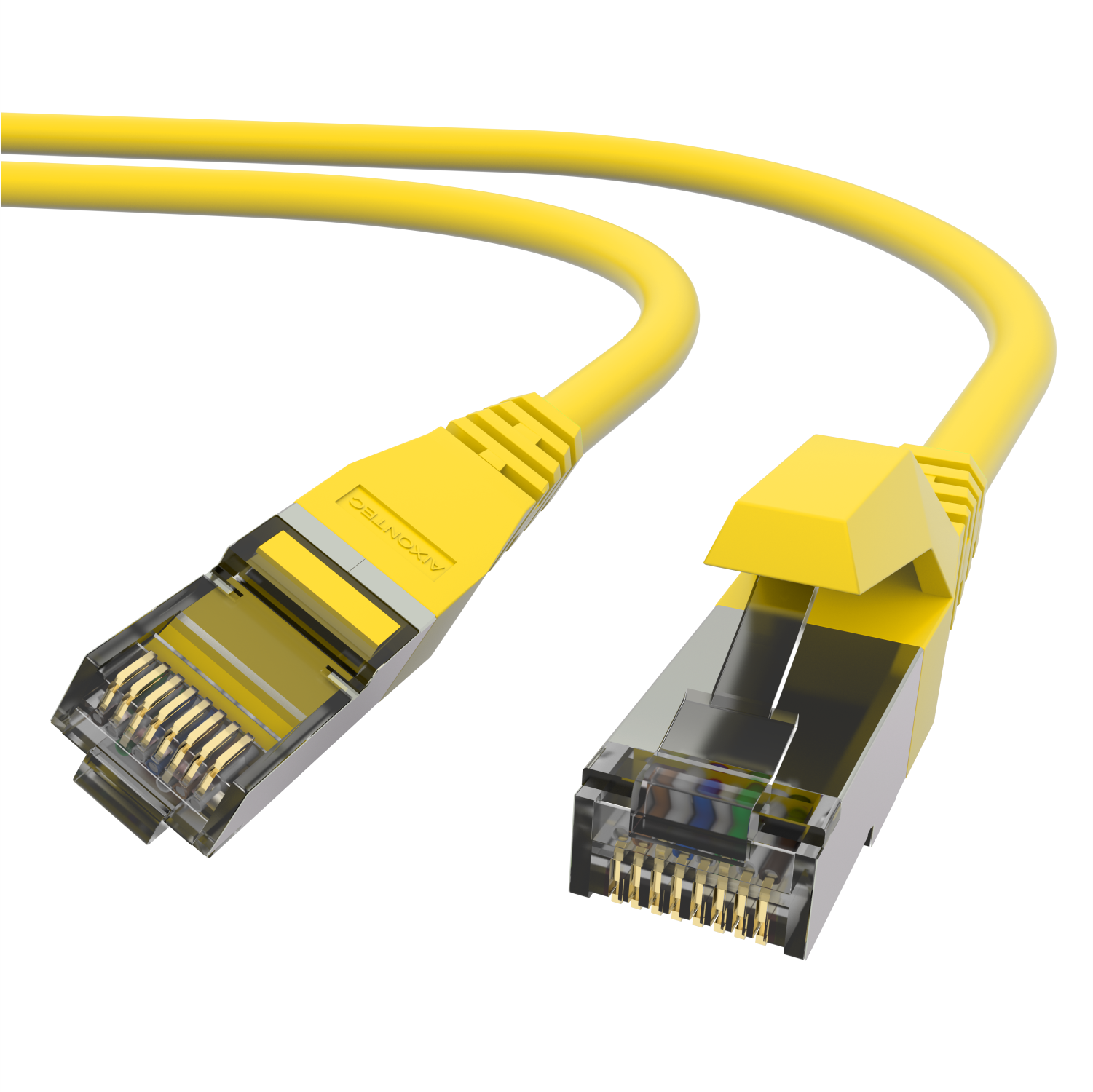AIXONTEC 2x 5,0m Cat.6 RJ45 5,0 Patchkabel Ethernetkabel m Netzwerkkabel, 10 Gigabit, Lankabel