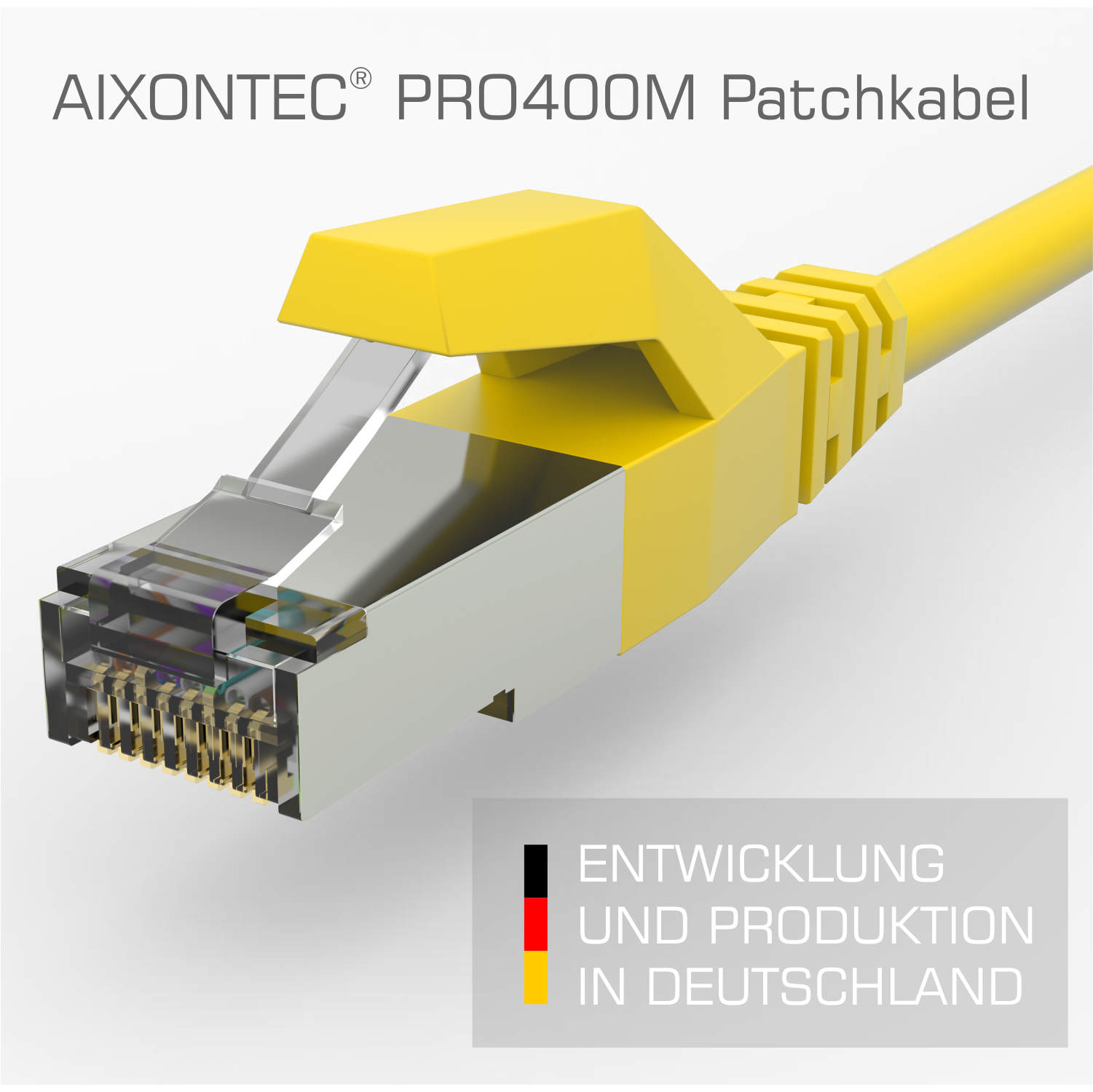 AIXONTEC 5,0m Cat.6 RJ45 Gigabit, m 5,0 Lankabel Patchkabel Netzwerkkabel, 10 Ethernetkabel