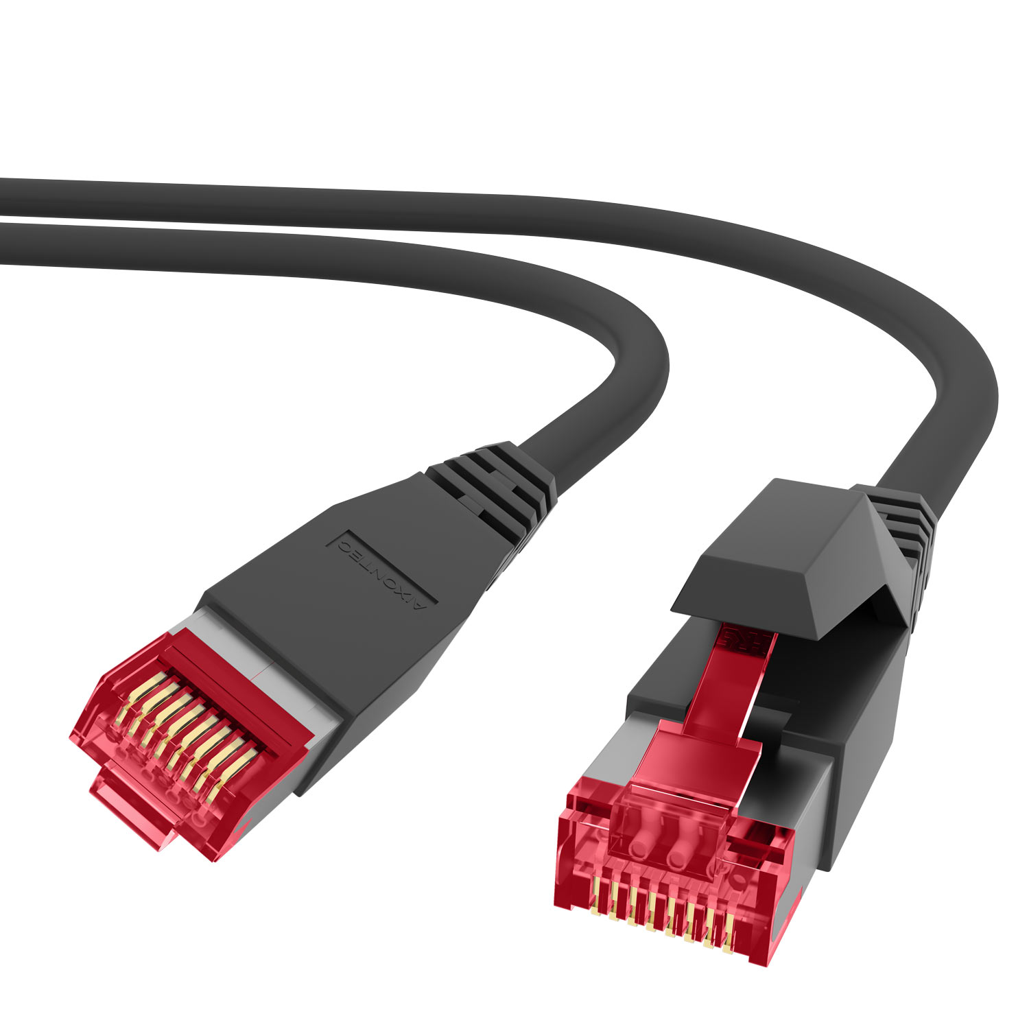 AIXONTEC 2x 0,5m Cat.6 RJ45 m 10 Netzwerkkabel, Patchkabel Ethernetkabel Gigabit, Lankabel 0,5