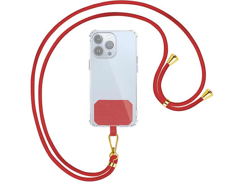 Rot Gold Umhängetasche, MORE Smartphone-Hüllen, für Universal, ENERGY Universal, viele / MTB Handyketten-Kit