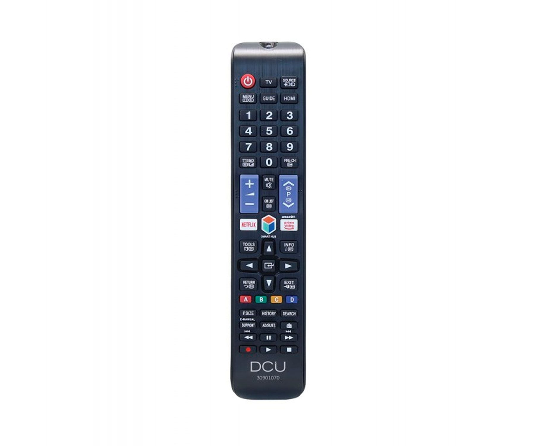 Mando a distancia DCU Mando a distancia universal para Samsung;DCU, Negro