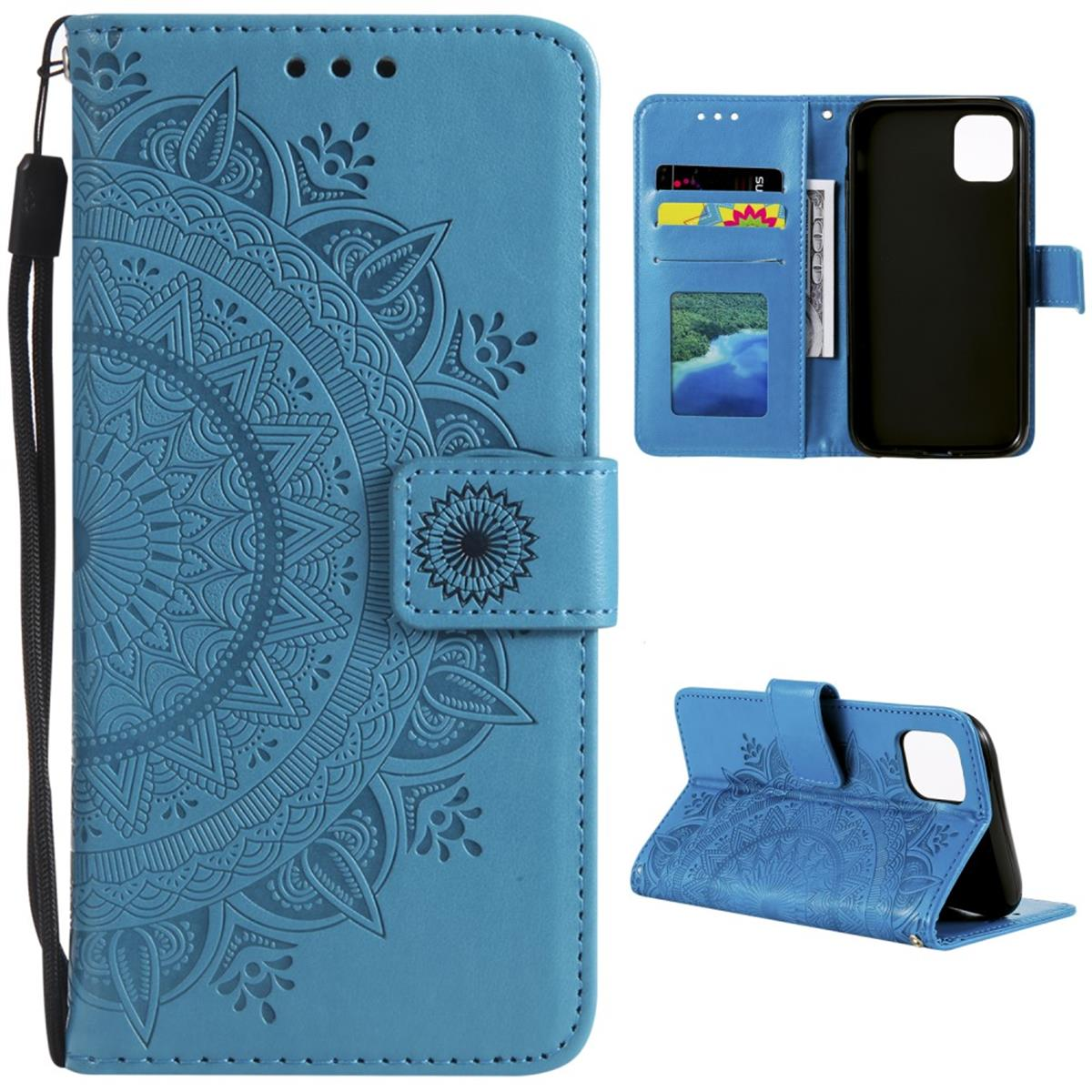 Xiaomi, 5G Mandala / 11 mit Klapphülle Mi Lite Blau Muster, NE Lite 11 5G, COVERKINGZ Bookcover,