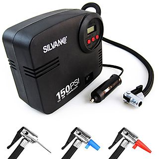 Compresor de aire inflador digital con toma de 12V - SILVANO 23-SL-DAC-150