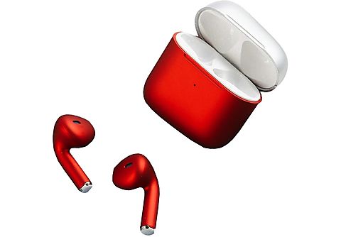 Auriculares Smartek inalámbricos Bluetooth 5.0 y Estéreo 3D TWS-200 rojo  - TWS-200R SMARTEK, Intraurales, Rojo