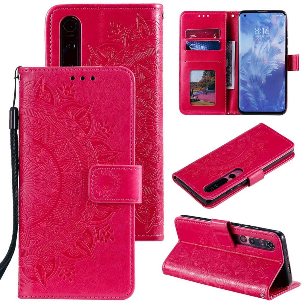 Xiaomi, / Mandala Klapphülle COVERKINGZ Muster, Pink 10 Mi Mi 10 mit Pro, Bookcover,