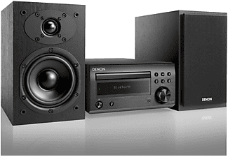 Microcadena CD  - Denon DM-41 Negro Microcadena/Sistema Hi-Fi con CD/Bluetooth/Sintonizador FM/AM DENON, Negro