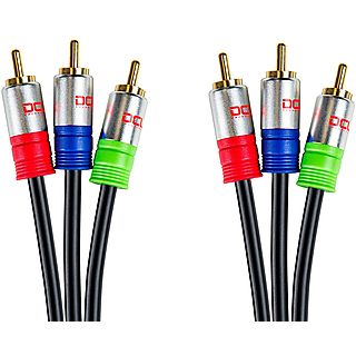 Cables y Adaptadores de Audio y Video - DCU DCU 302250 / Cable 3x RCA (M) a 3x RCA (M) 5m