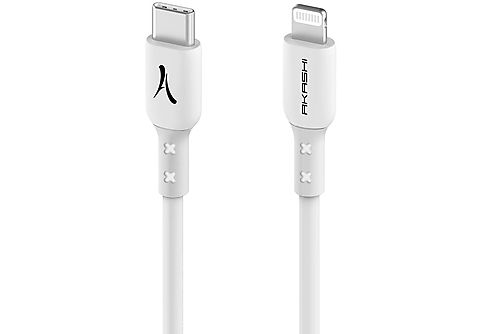 Cables USB de Datos - AKASHI AKASHI Blanco / Cable USB-C (M) a Lightning (M) 1.5m