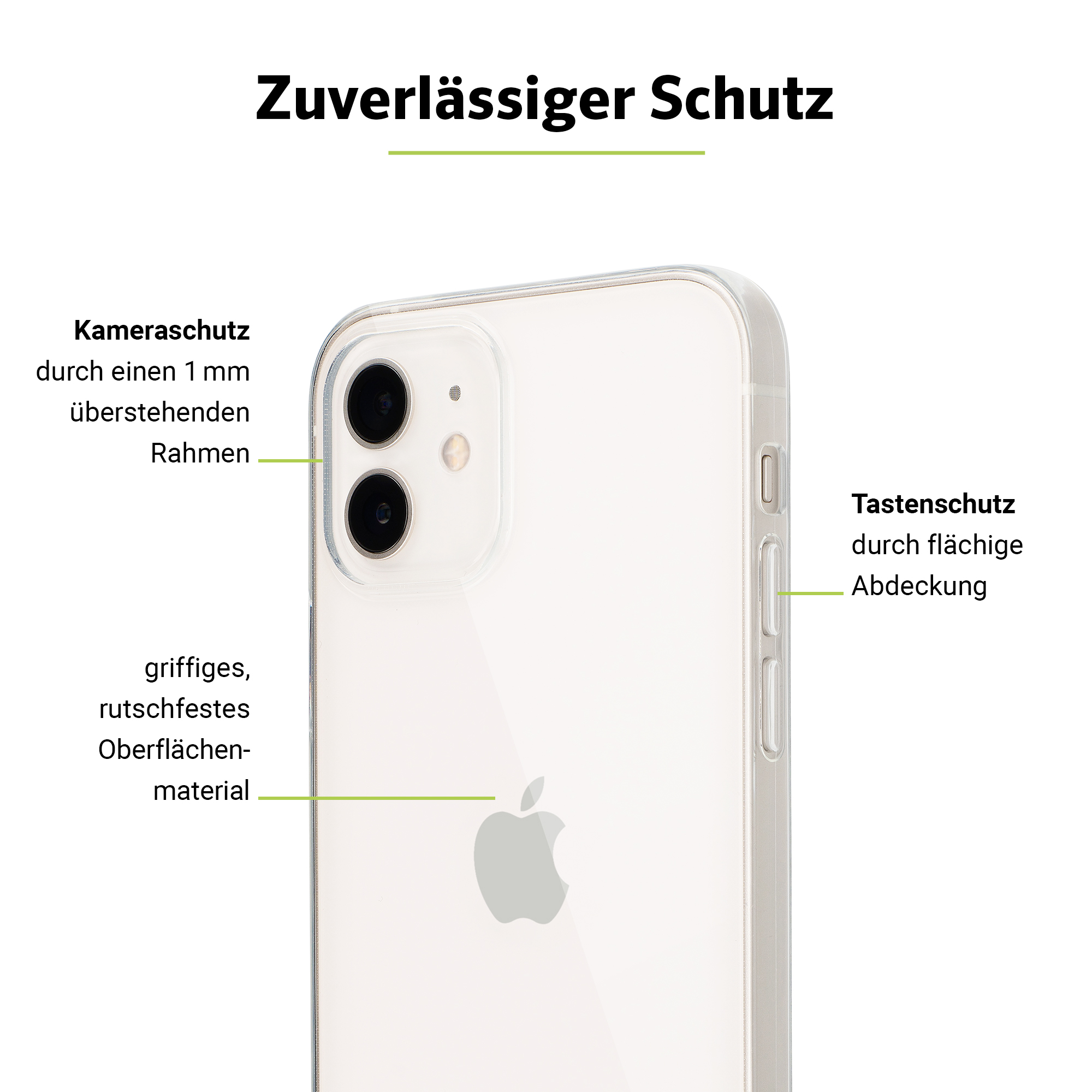 ARTWIZZ NoCase, Backcover, iPhone 5(s), Transparent iPhone Apple, / SE