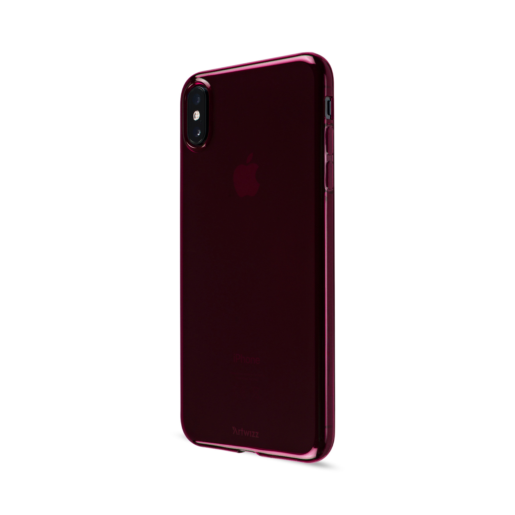 ARTWIZZ NoCase, Apple, iPhone Xs Backcover, Raspberry / X, iPhone