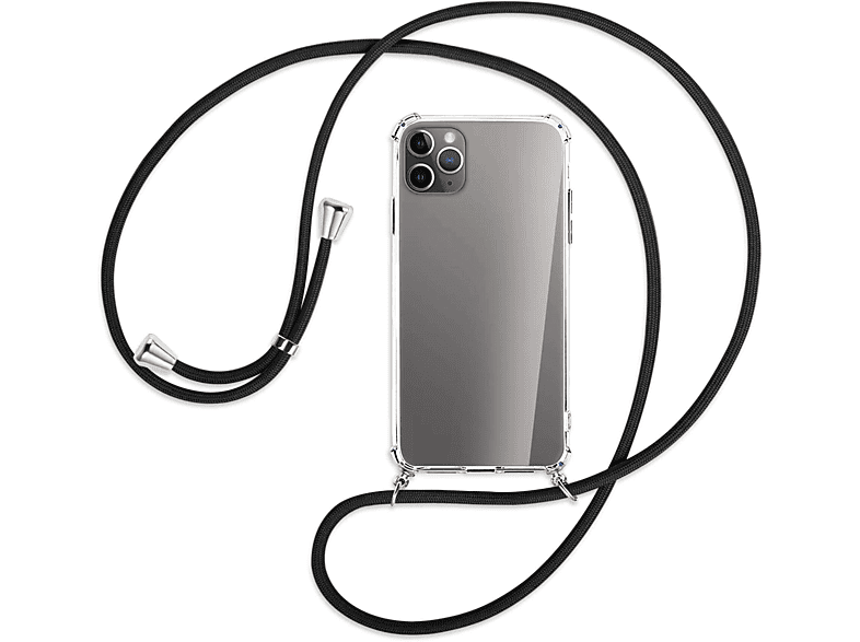 Schwarz Max, Apple, Backcover, Silber ENERGY Umhänge-Hülle 11 iPhone Kordel, MORE MTB / mit Pro