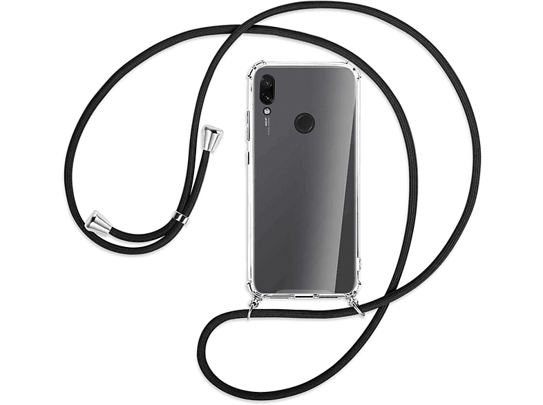 Kordel, Schwarz Umhänge-Hülle Redmi / 7, MTB Note Silber Xiaomi, ENERGY mit Backcover, MORE