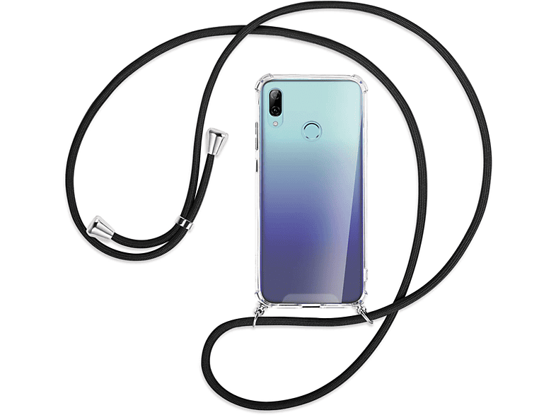 MTB MORE ENERGY Umhänge-Hülle mit Silber 10 P Huawei, / smart Schwarz Kordel, 2019, Backcover, Lite