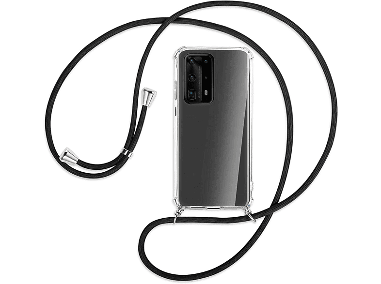 Schwarz Plus Umhänge-Hülle 5G, Kordel, / P40 Silber MORE mit MTB Backcover, Pro ENERGY Huawei,