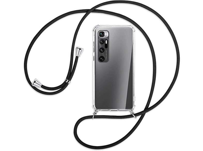 MTB MORE ENERGY Umhänge-Hülle mit Xiaomi, Backcover, Silber Schwarz / 10 Kordel, Mi Ultra