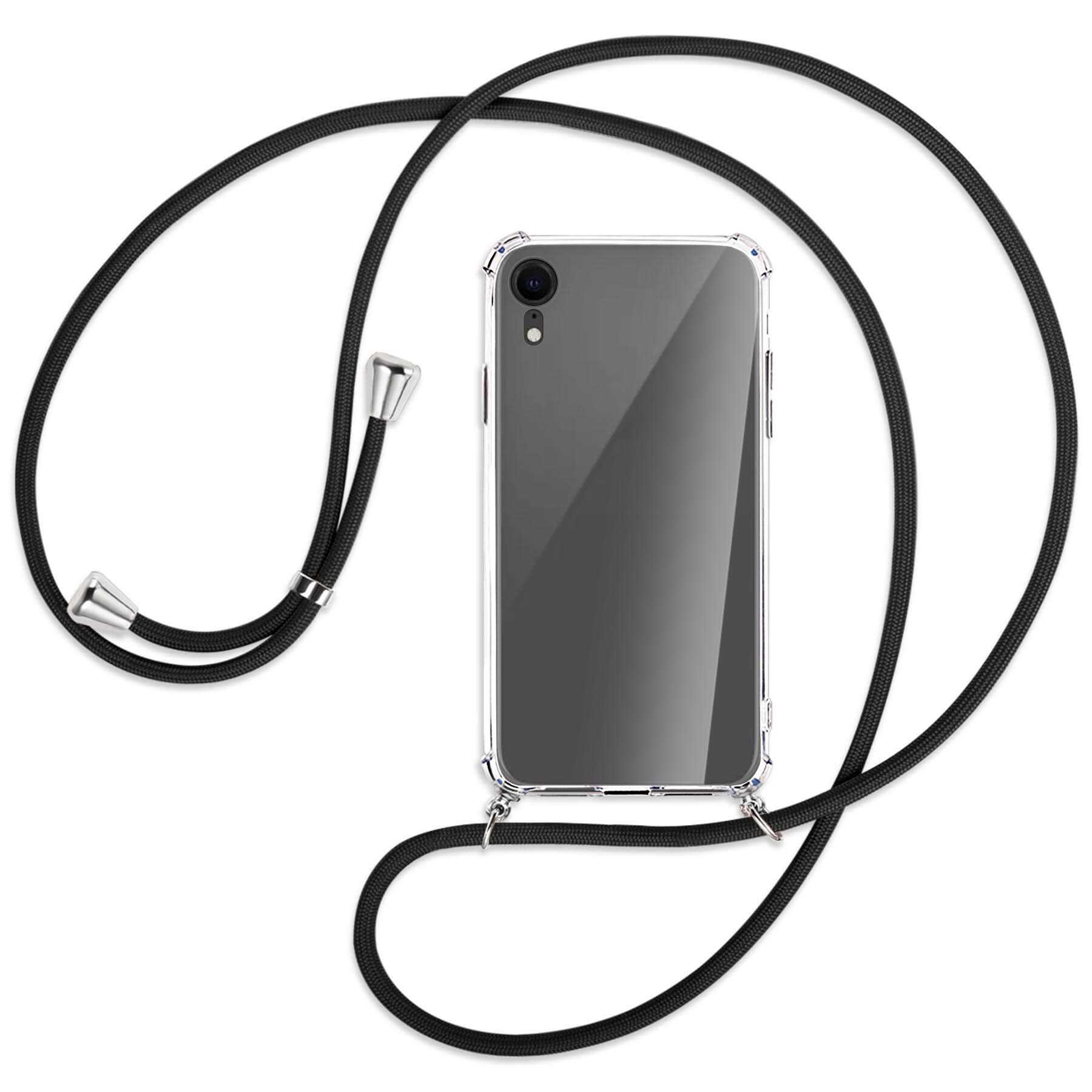 Silber Umhänge-Hülle MORE iPhone Kordel, mit Apple, / MTB ENERGY XR, Backcover, Schwarz