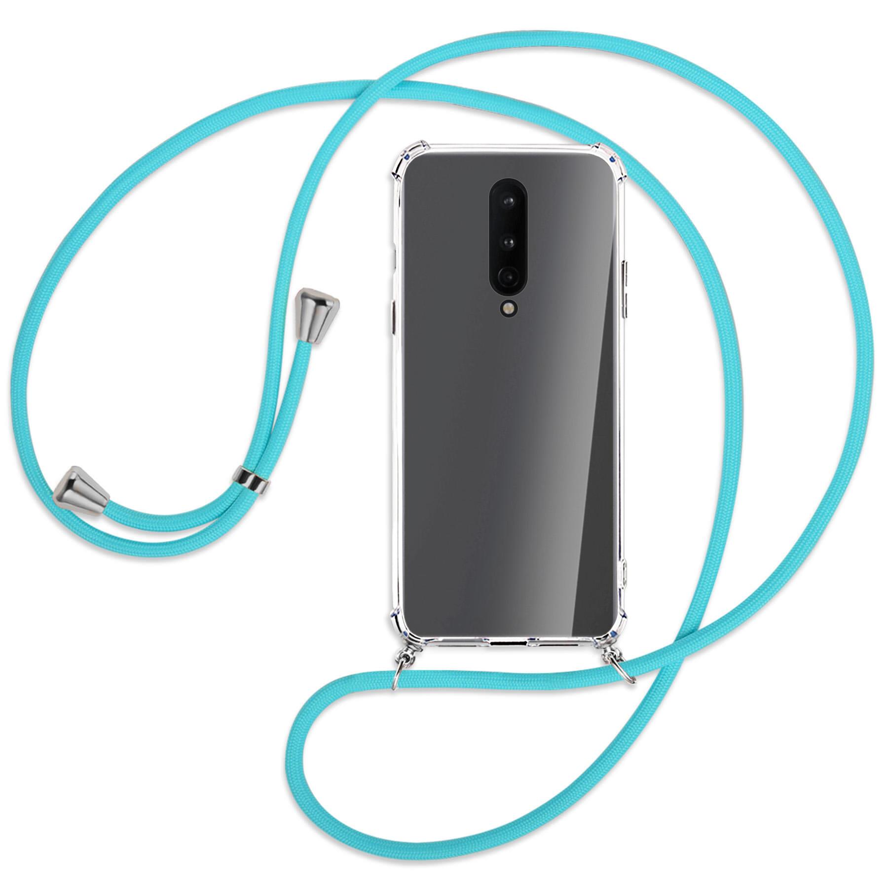 Kordel, OnePlus, mit 8, Backcover, MTB MORE Silber ENERGY Türkis Umhänge-Hülle /