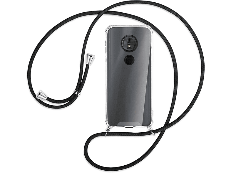 E5, Backcover, G6 Umhänge-Hülle Motorola, mit ENERGY MTB Moto Kordel, Play, / Moto Silber MORE Schwarz