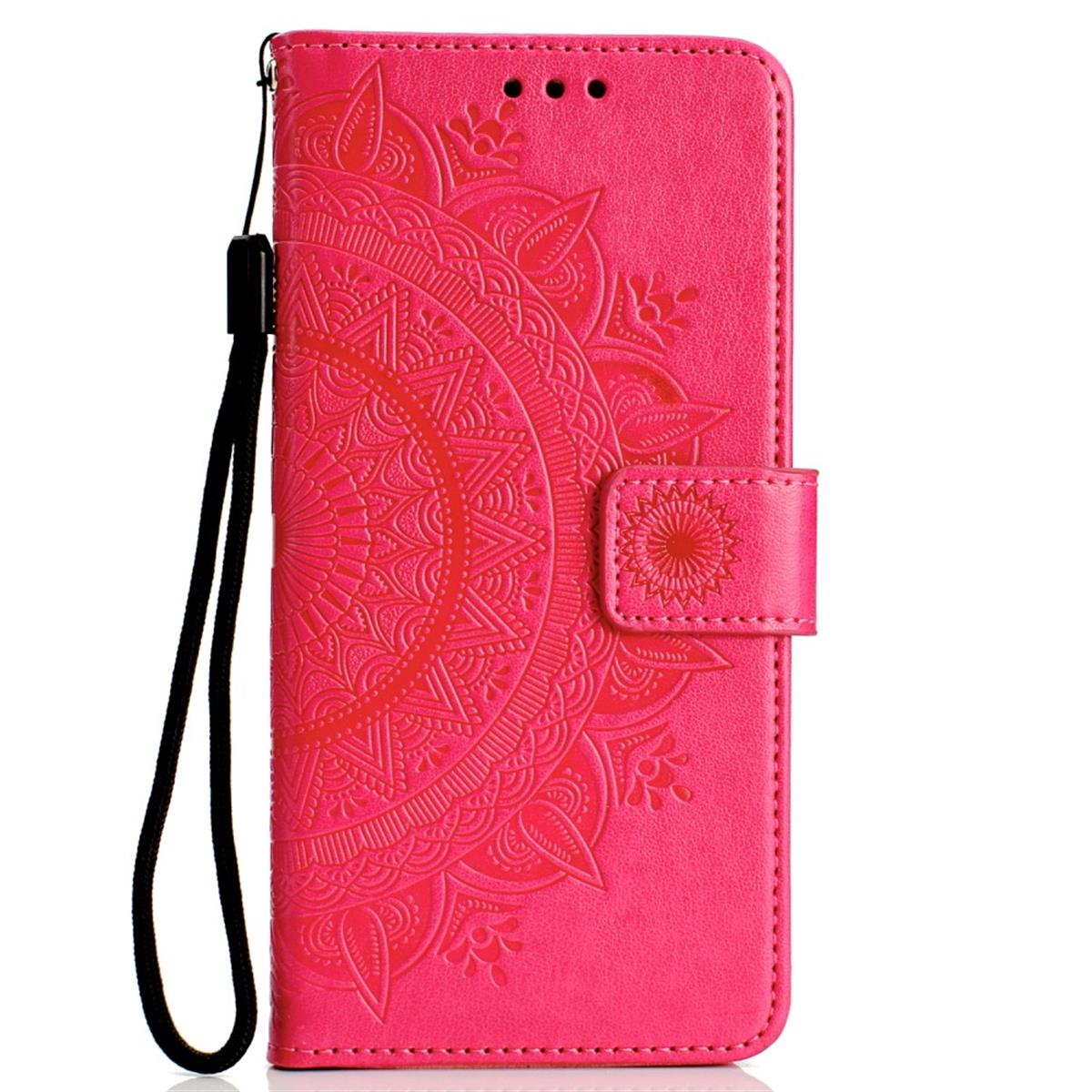 Pink Lite Mandala Klapphülle P40 Bookcover, E, Muster, COVERKINGZ mit Huawei,