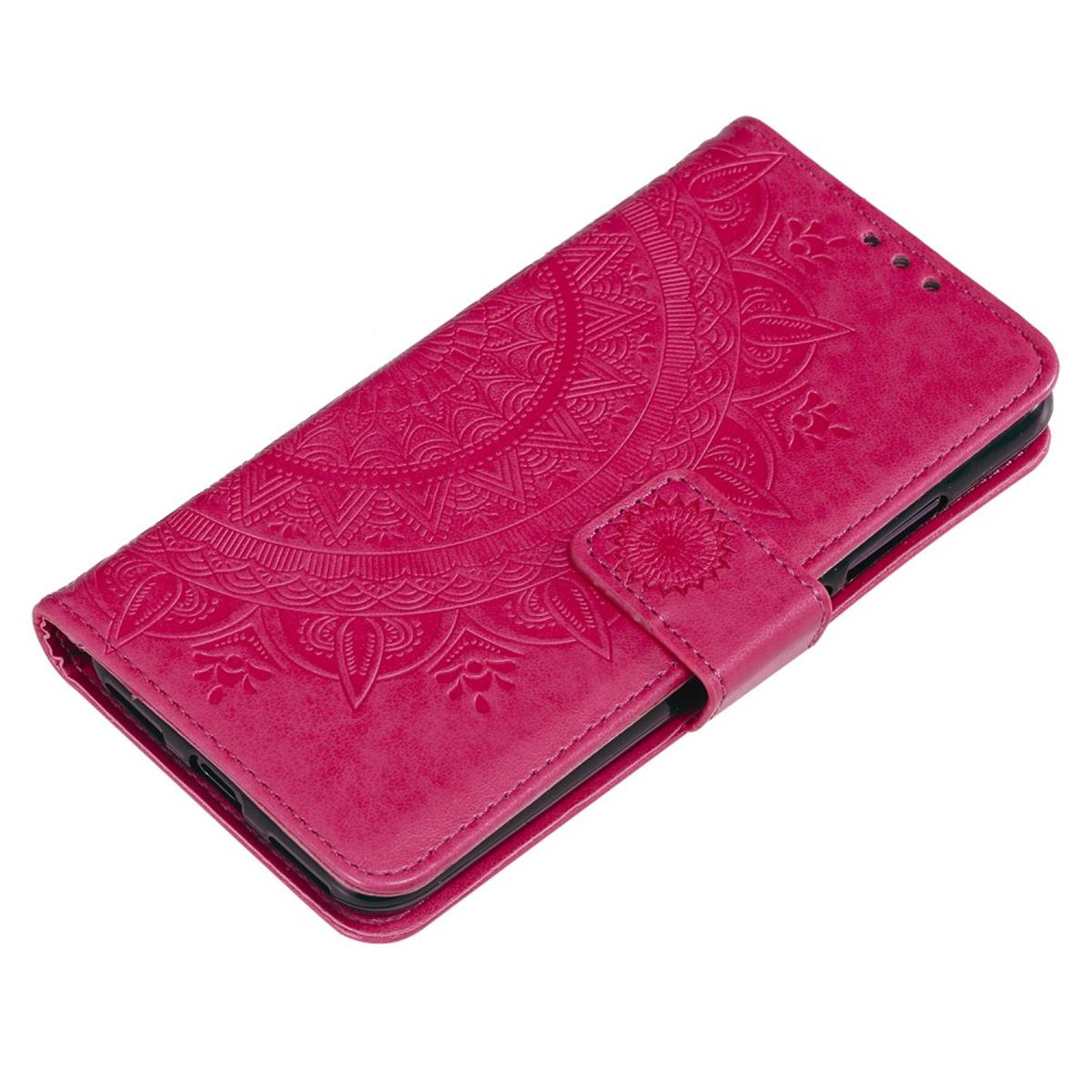 Pink Bookcover, Klapphülle mit Mi A3, Xiaomi, Muster, COVERKINGZ Mandala