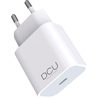 Cargador  - DCU 37300720 / Cargador de red eléctrica USB-C 20W DCU, Blanco