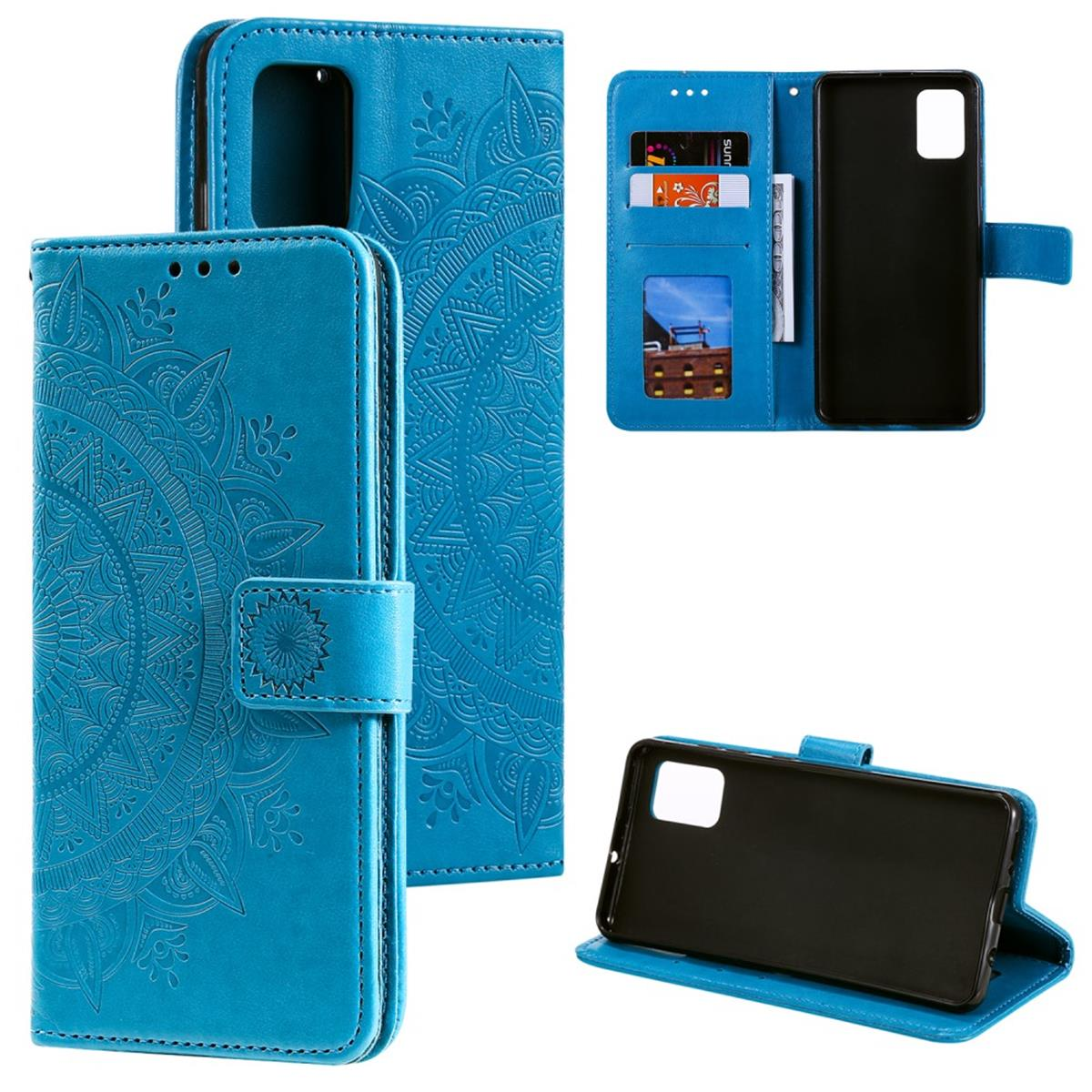 Samsung, mit Blau Bookcover, Galaxy COVERKINGZ Mandala Klapphülle Muster, Note20,