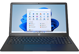 PRIXTON Netbook Pro Laptop, Laptop Computer mit 14,1 Zoll Display, 4 GB RAM, 4 GB SSD, Intel® UHD Graphics 600, schwarz
