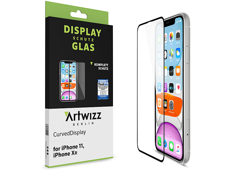 ARTWIZZ CurvedDisplay (2er Pack) Displayschutz(für / 11) Apple iPhone iPhone Xr