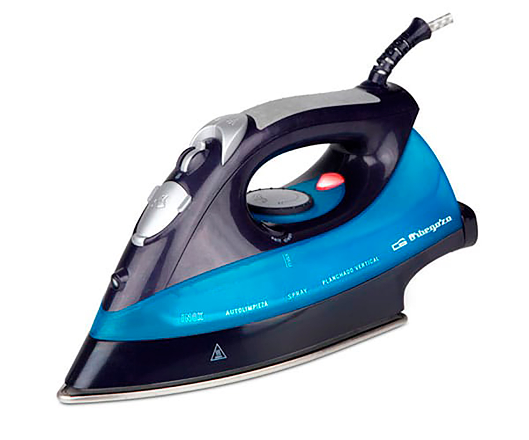 Plancha de vapor - ORBEGOZO SV2680 PLANCHA A VAPOR DE 2600W ORBEGOZO, 1 l, Azul