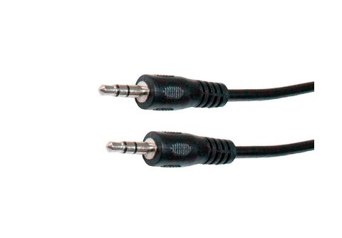 Cables y Adaptadores de Audio y Video - DCU DCU 307130 Negro / Cable Jack  3.5 (H) a Jack 3.5 (H) 3m