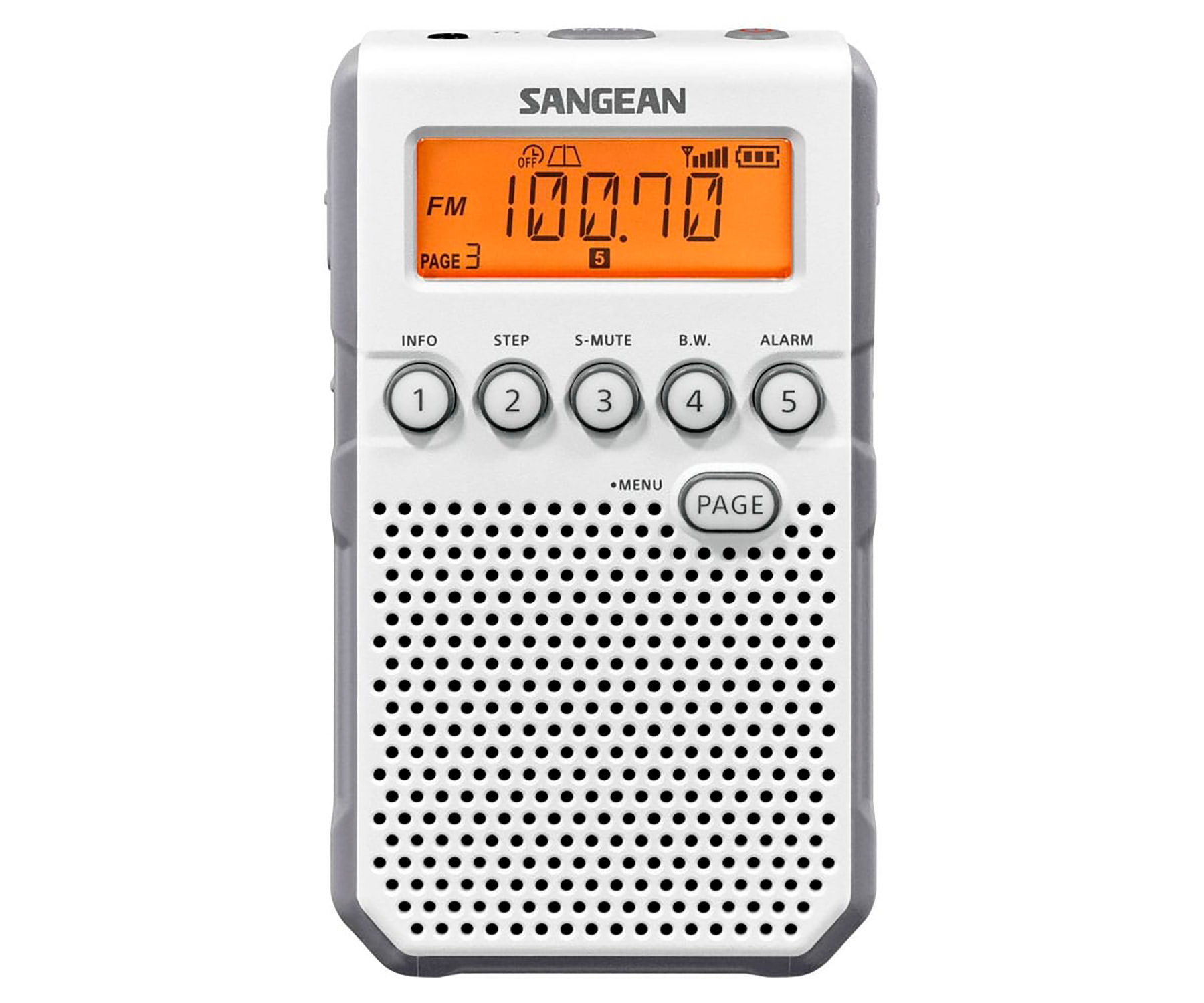 Radio portátil - DT-800 SANGEAN, Blanco